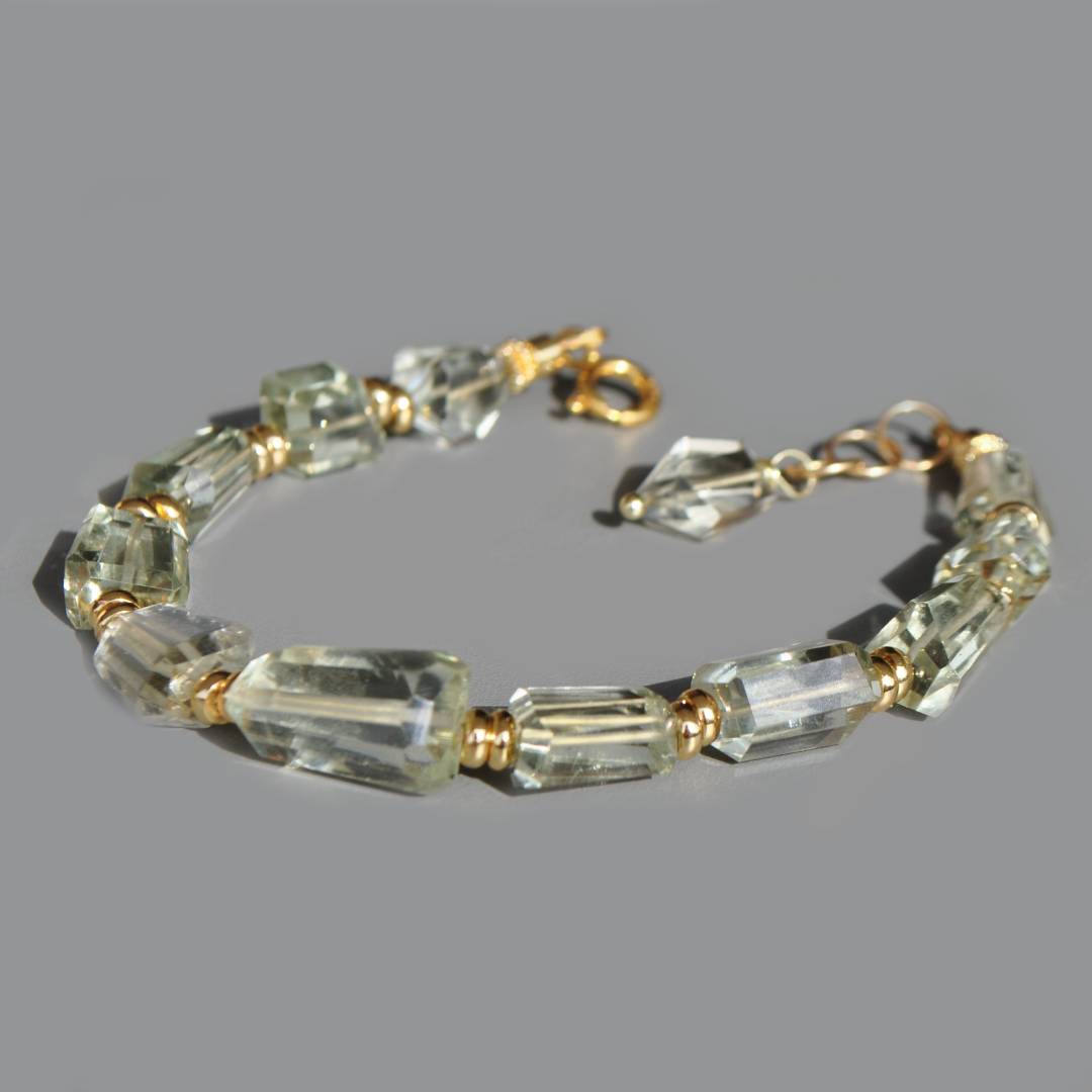 bracelet nuggets laser prasiolite-3