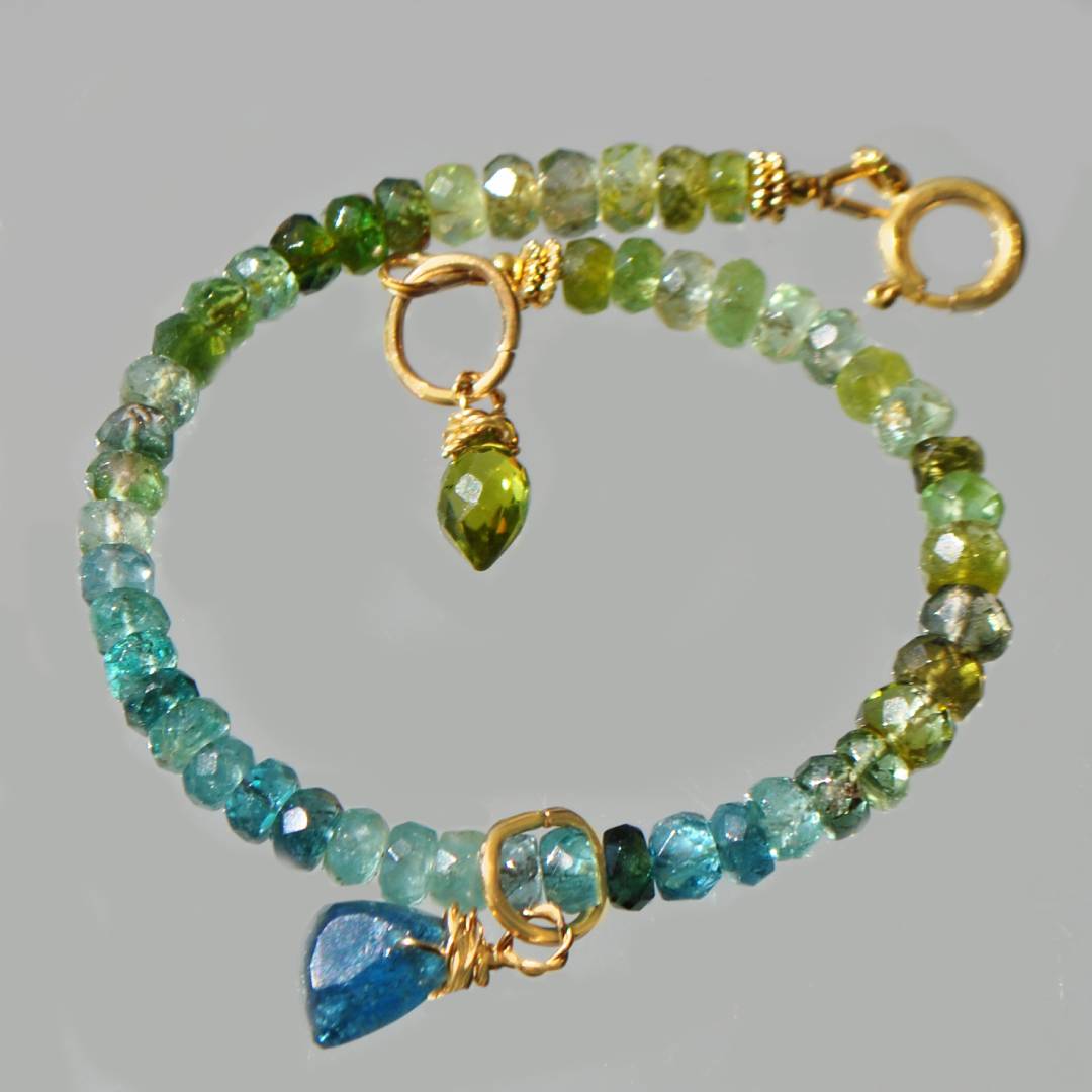 bracelet tourmaline bleue verte pendentif-5 projet