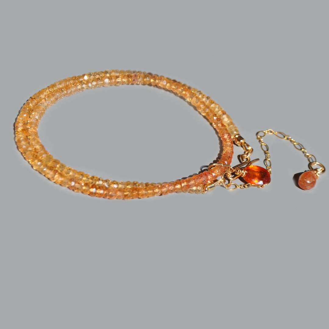 collier topaze impérial pendentf grenat hessonite-4