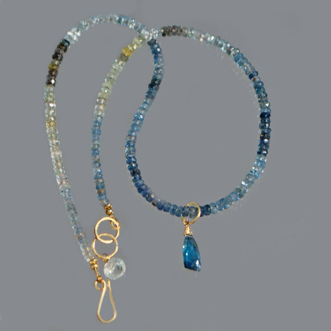 collier pendentif aigue marine bleue foncé-7
