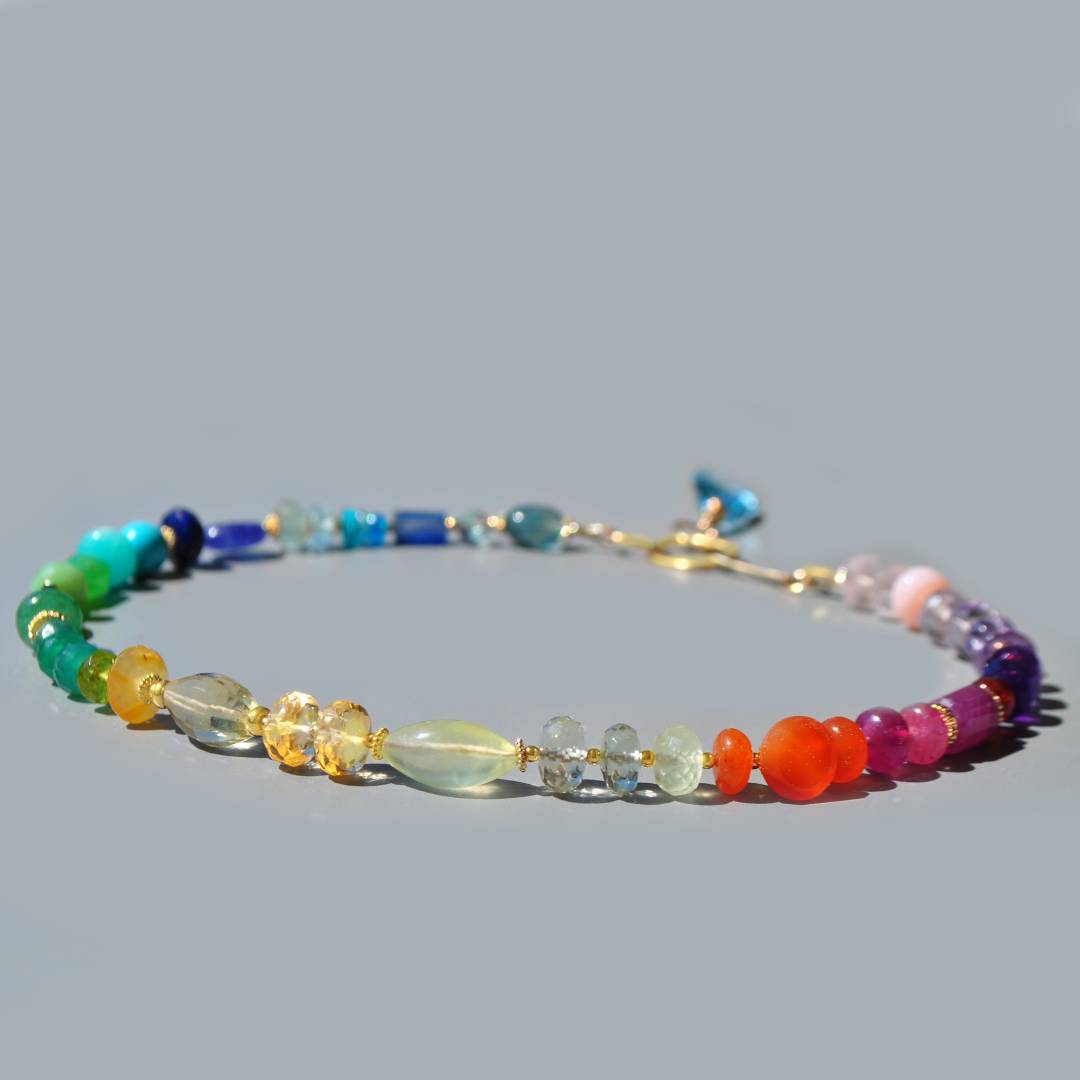 collier grosse perle pierres 7 chakras-3