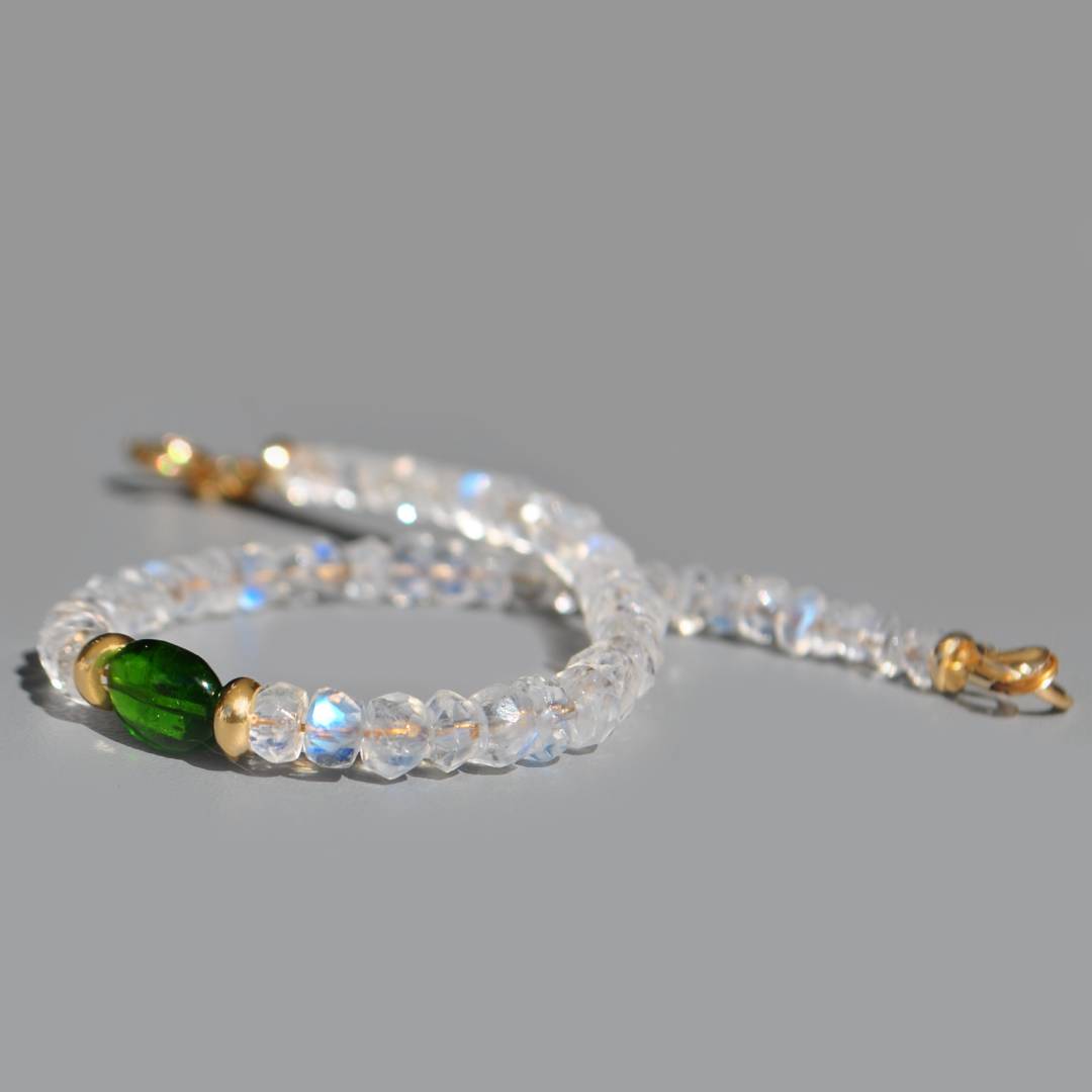 bracelet pierre de lune diopside-7