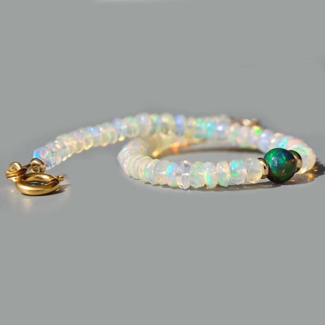 bracelet oplae welo blanche boule noire-8
