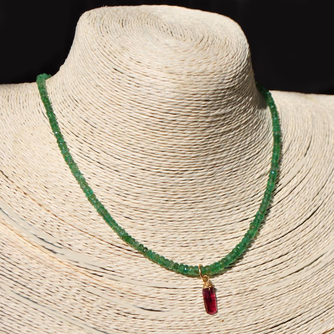 collir emeraude tourmaline rose-C
