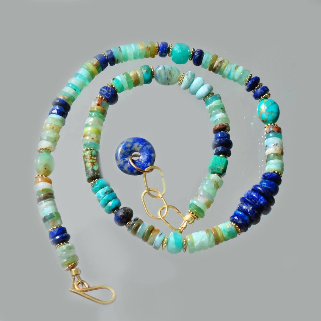 collier lapis amazonite
