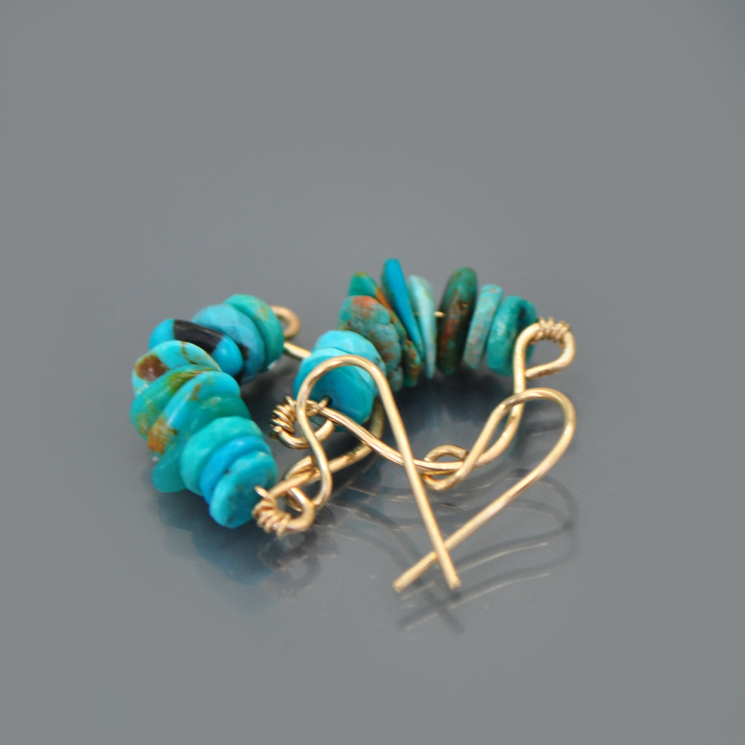boucles doreillles Turquoise-3