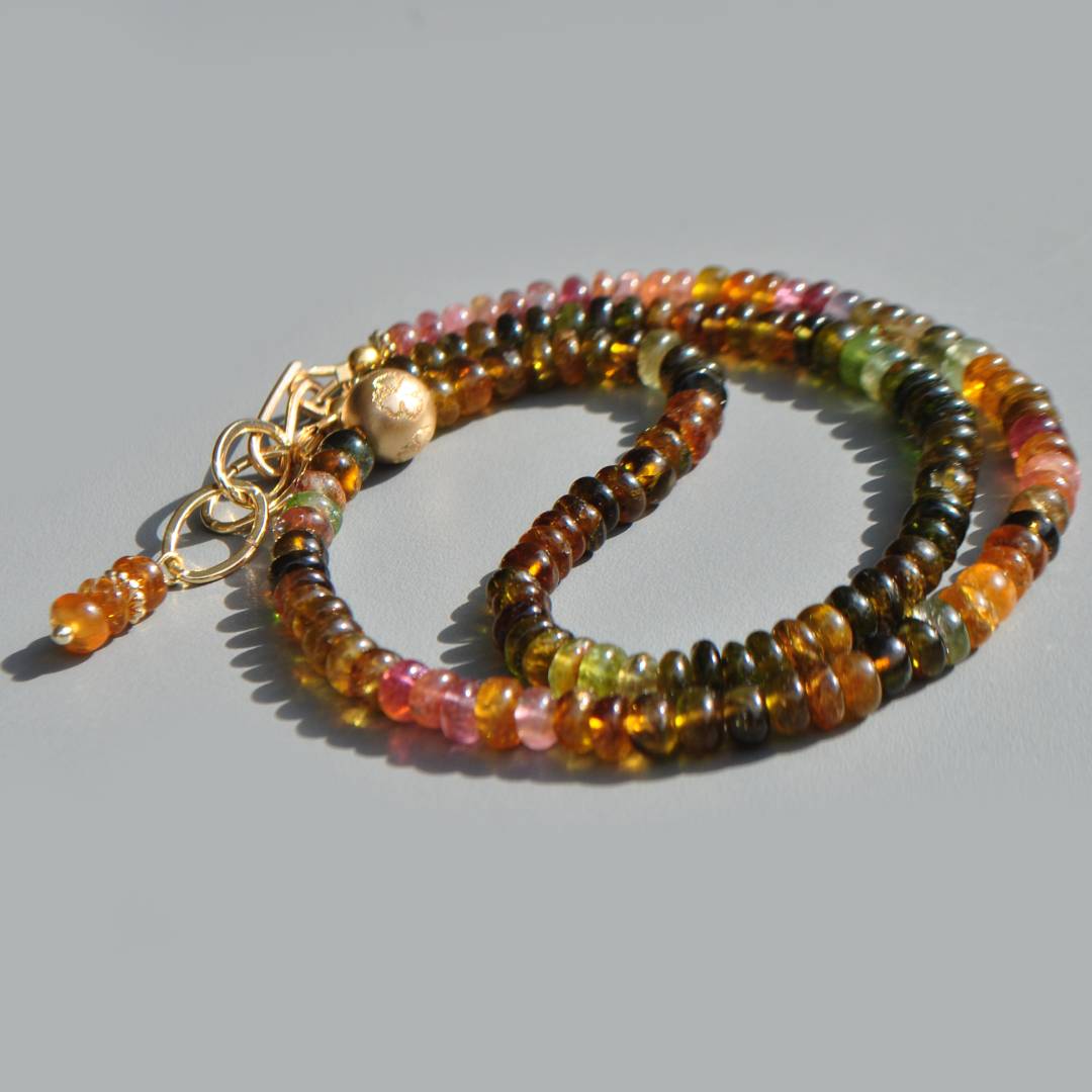 collier tourmaline petro boule or-3