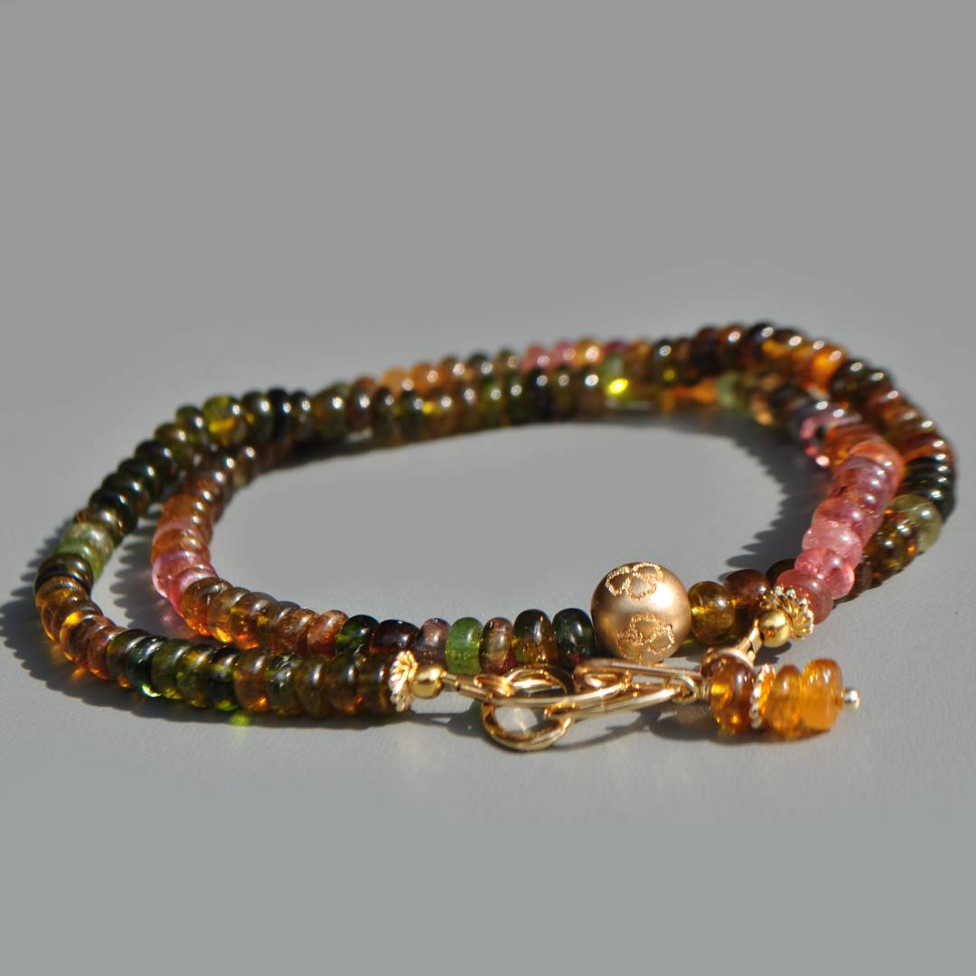 collier tourmaline petro boule or-8