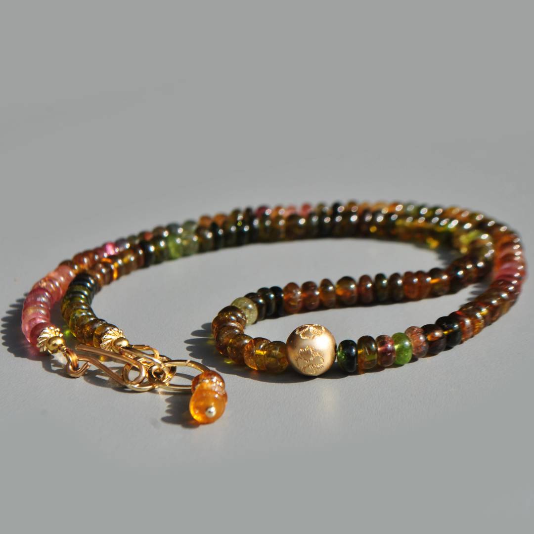 collier tourmaline petro boule or-4