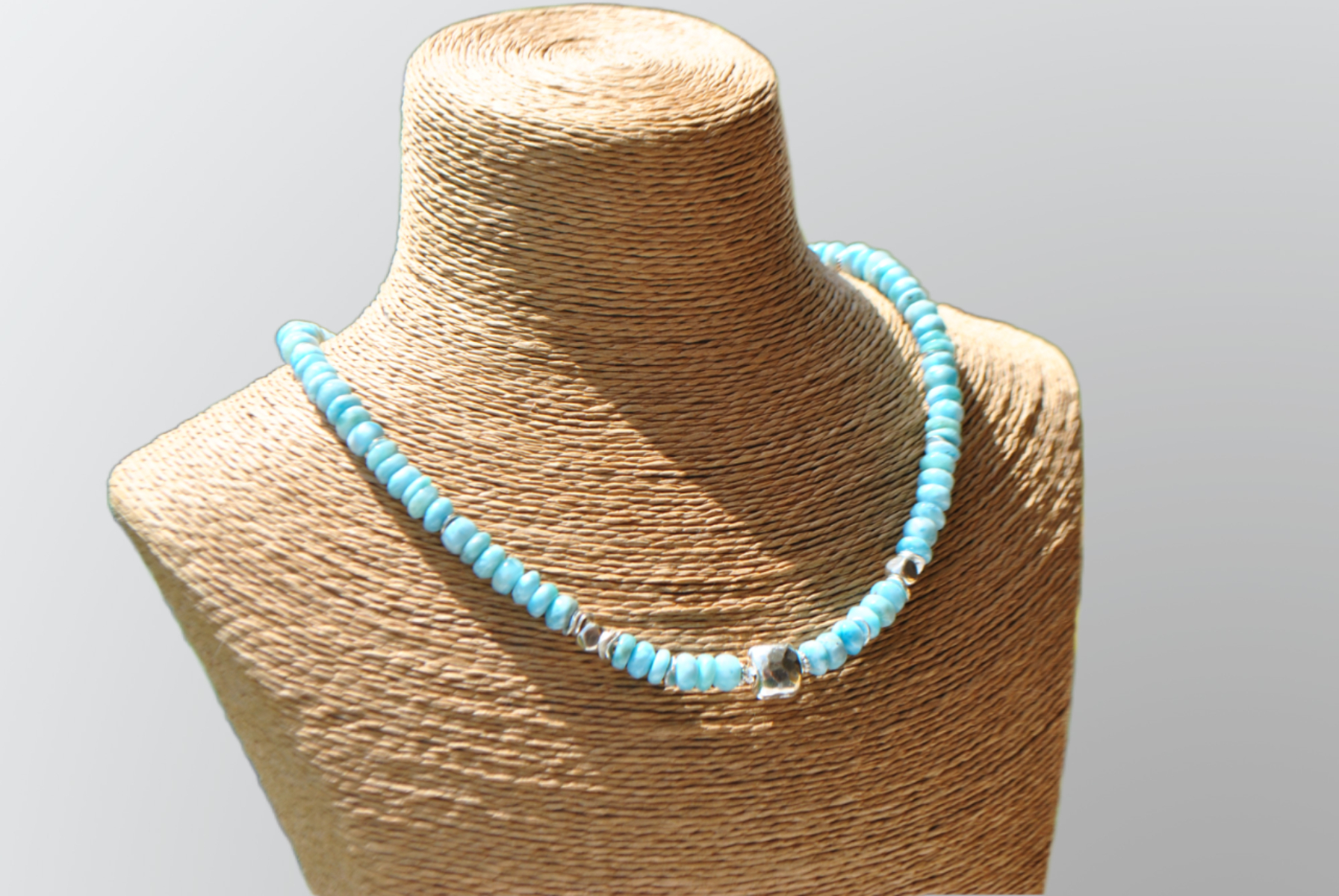 collier larimar argent 925-6