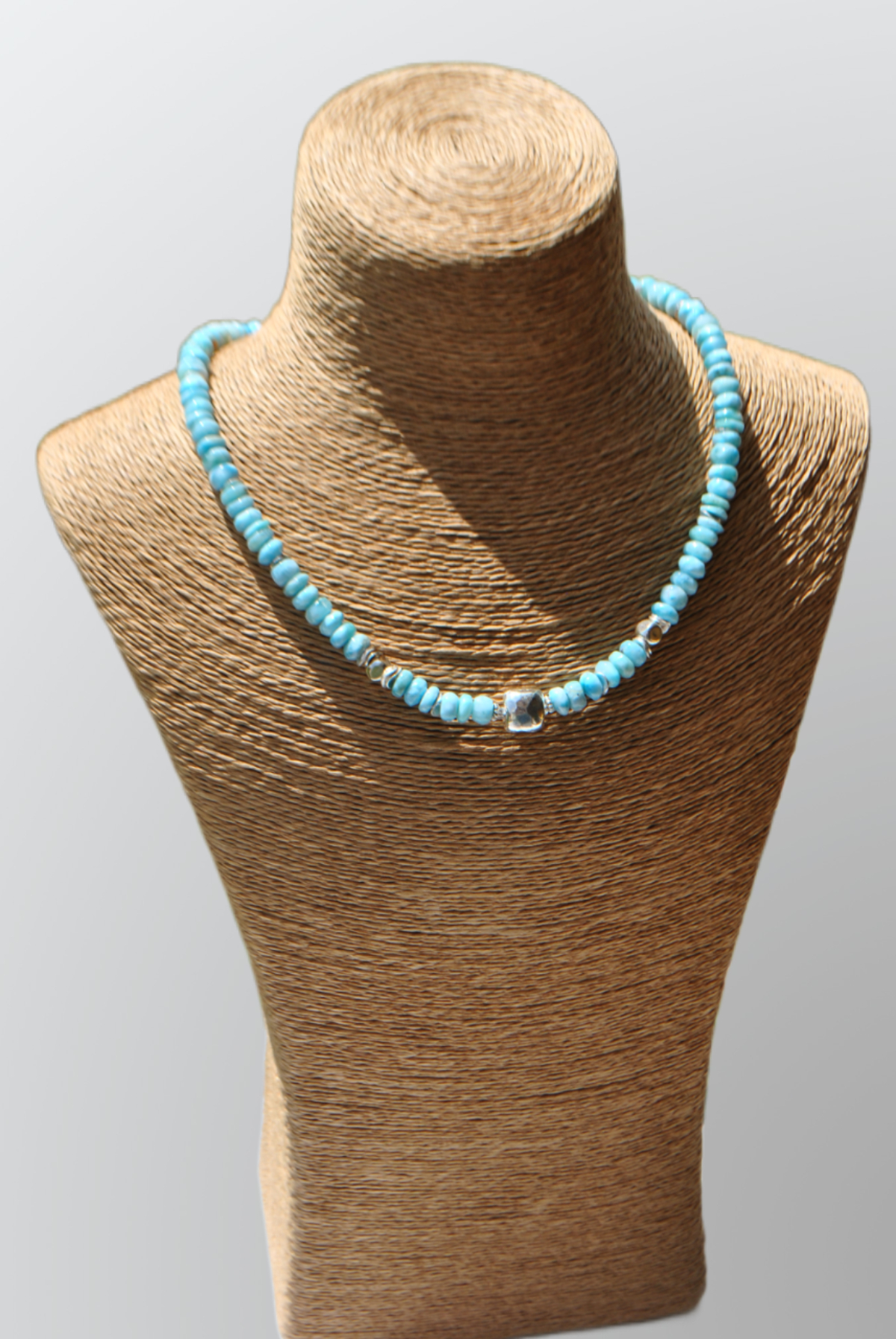 collier larimar argent 925-7