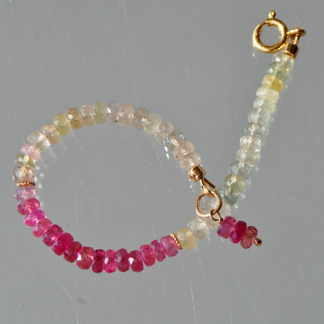 bracelet saphir rose et blanc-3
