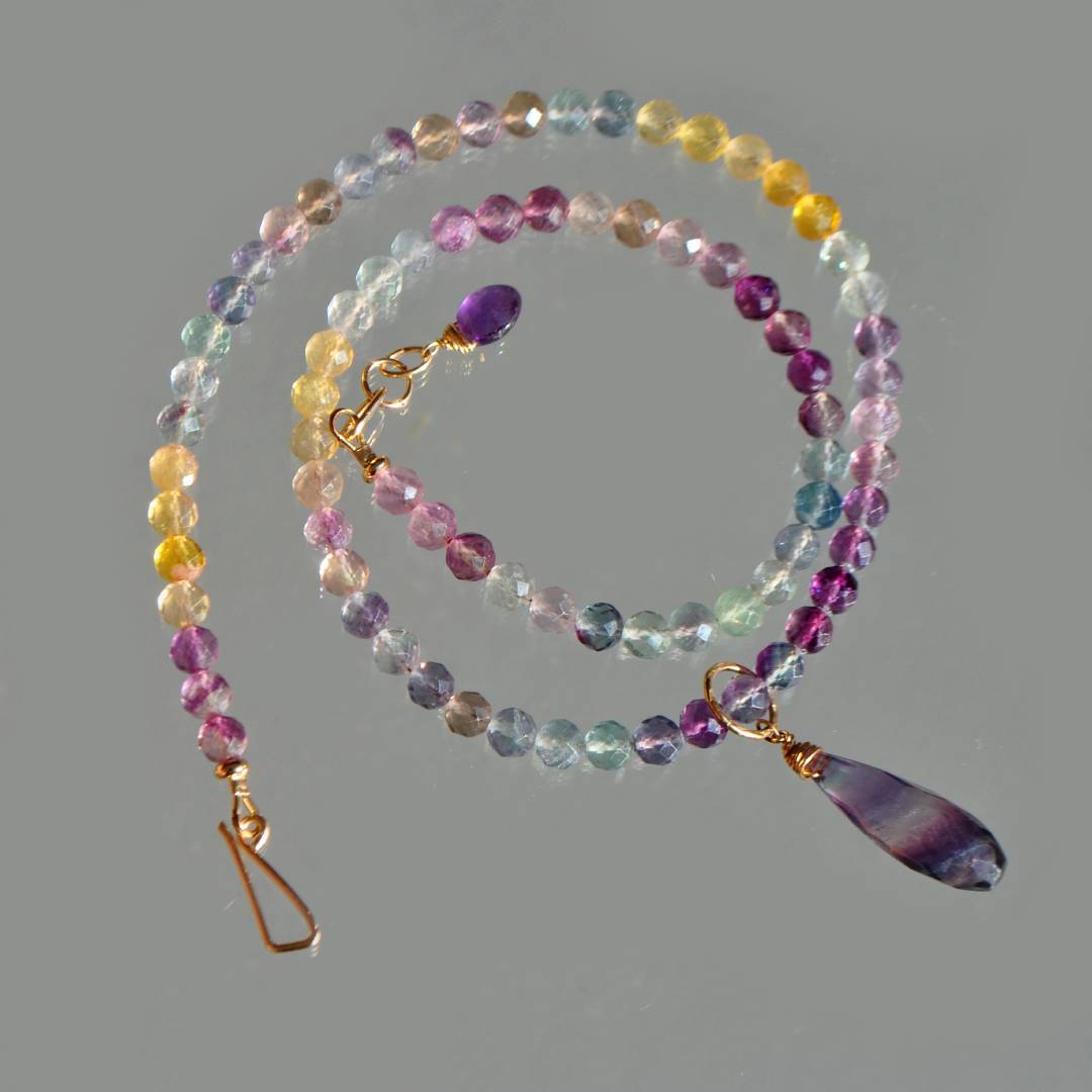 collier pendentif fluorite boules-2