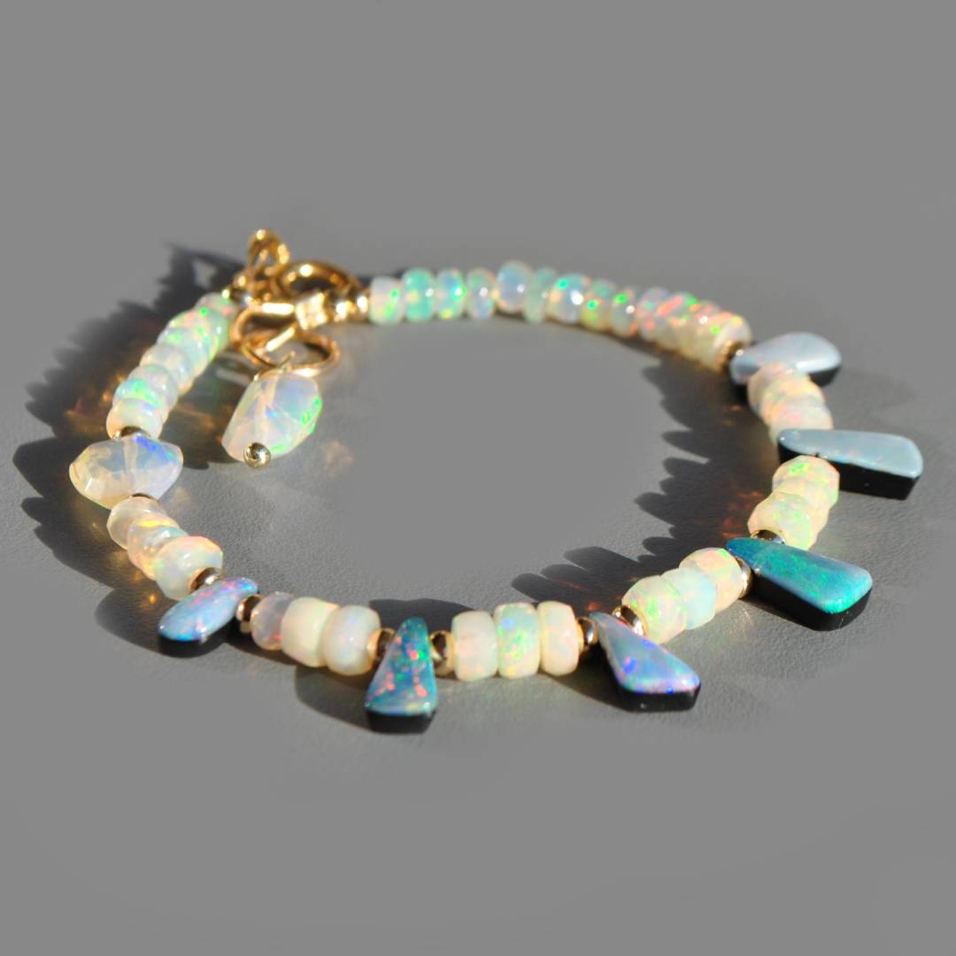 bracelet opale australienne doublet
