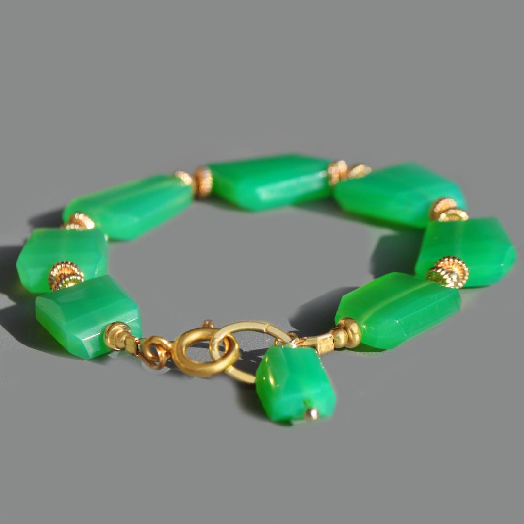 bracelet gros nuggets chrysoprase-6