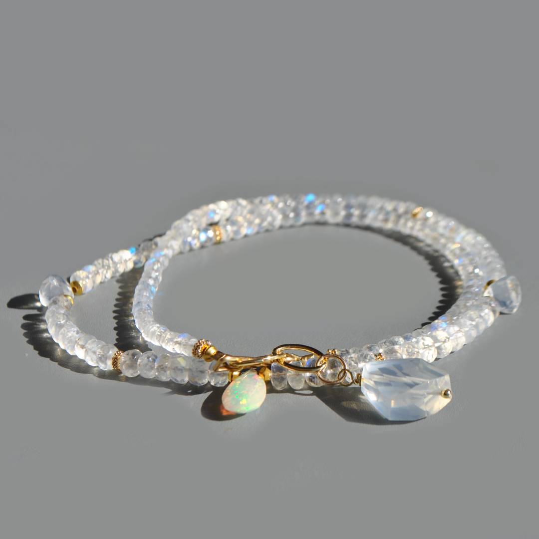 collier pierre de lune ar en ciel Opale welo ethiopienne-5
