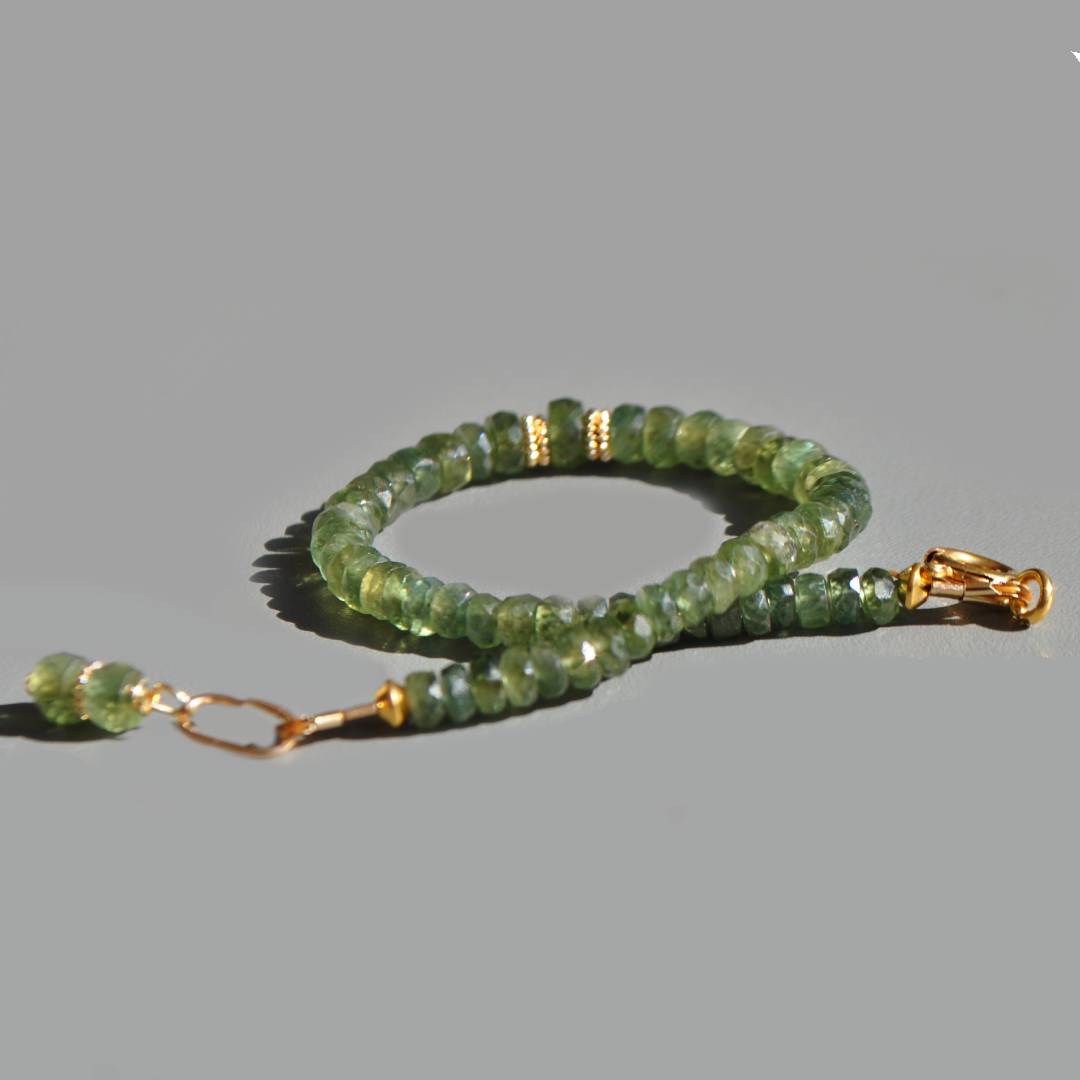 Bracelet Saphir vert-6