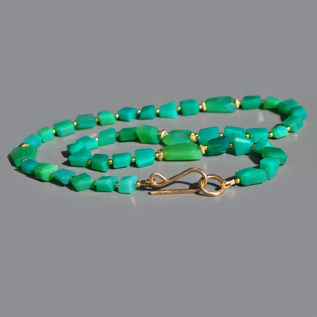collier calcédoine vert chrysoprase-6