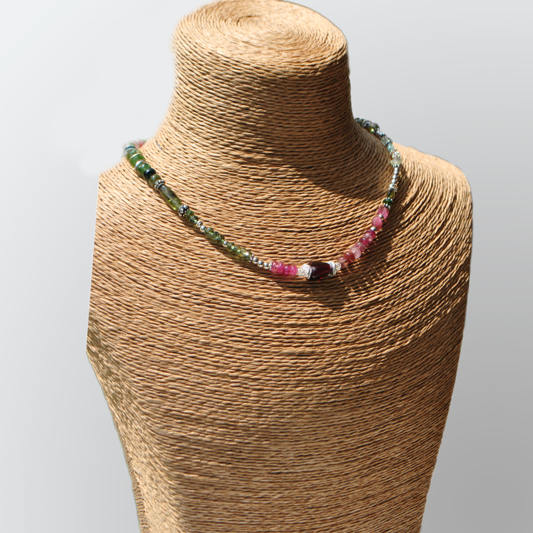 collier tourmaline argent-7