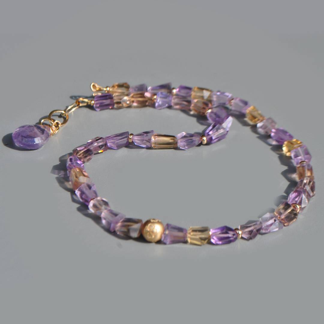 Collier amétrine gold filled(1)