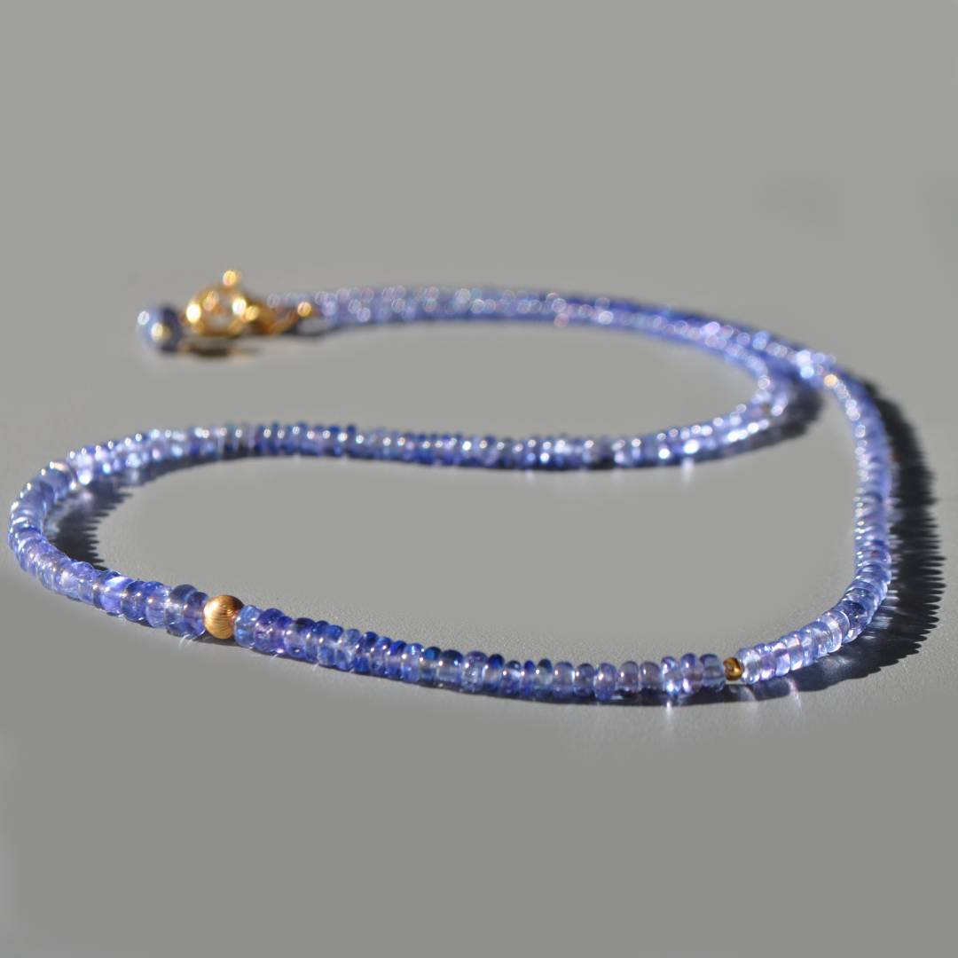 collier perle perle tanzanite