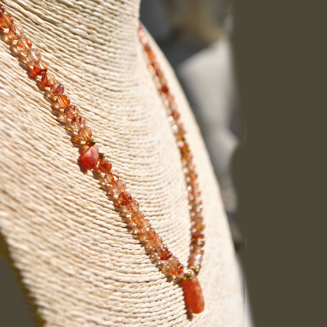 collier long quartz rutile rouge pierre de soleil(4)