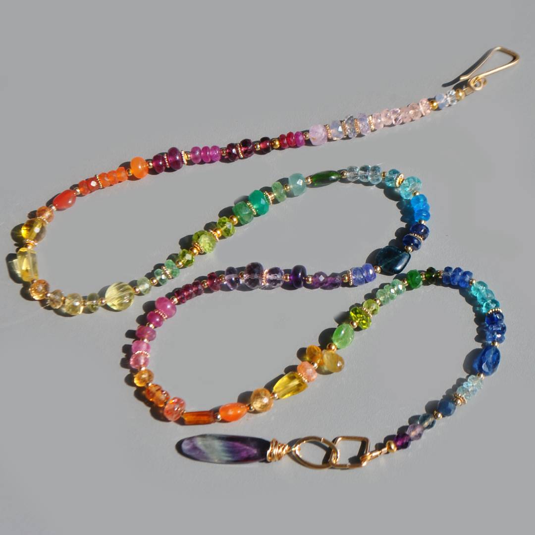 collier long multipierres 7 chakras-3