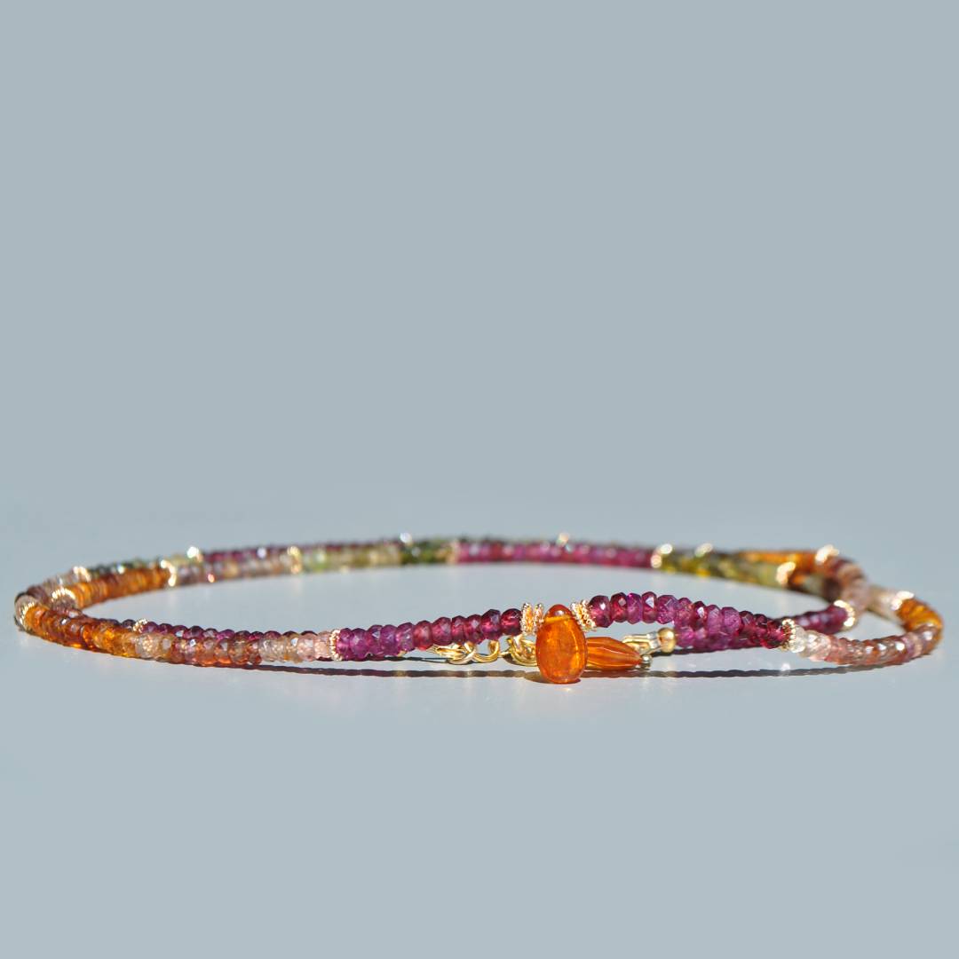 Collier long saphis Tunduru goutte(3)