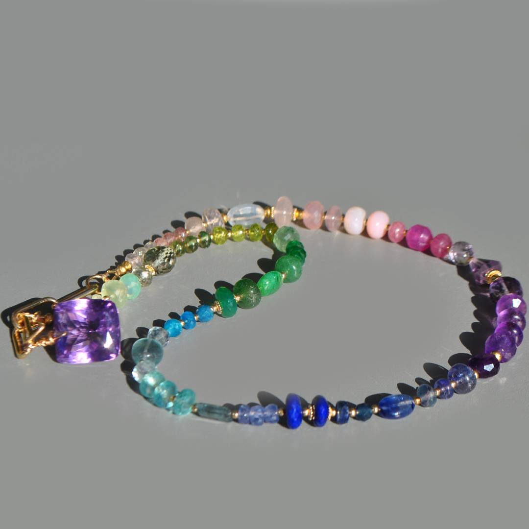 collier long multicolore arc en ciel(8)