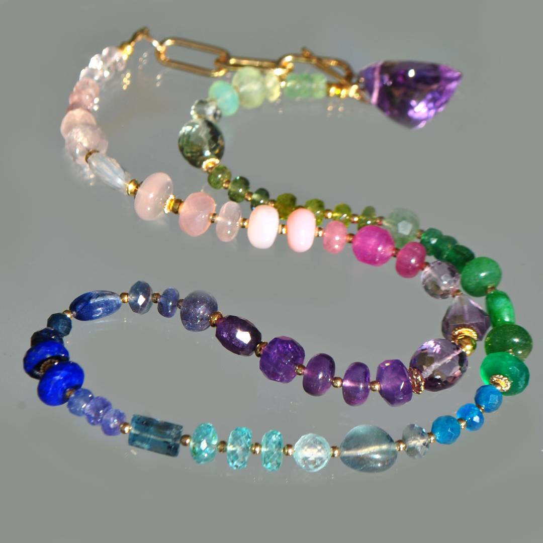collier long multicolore arc en ciel(11)