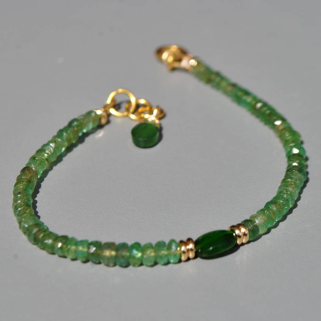 bracelet emeraude diopside(4)