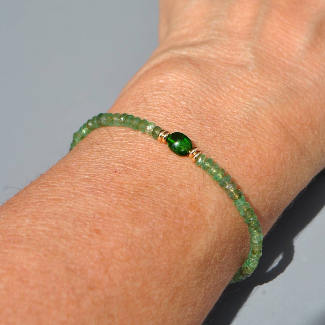 bracelet emeraude diopside(3)