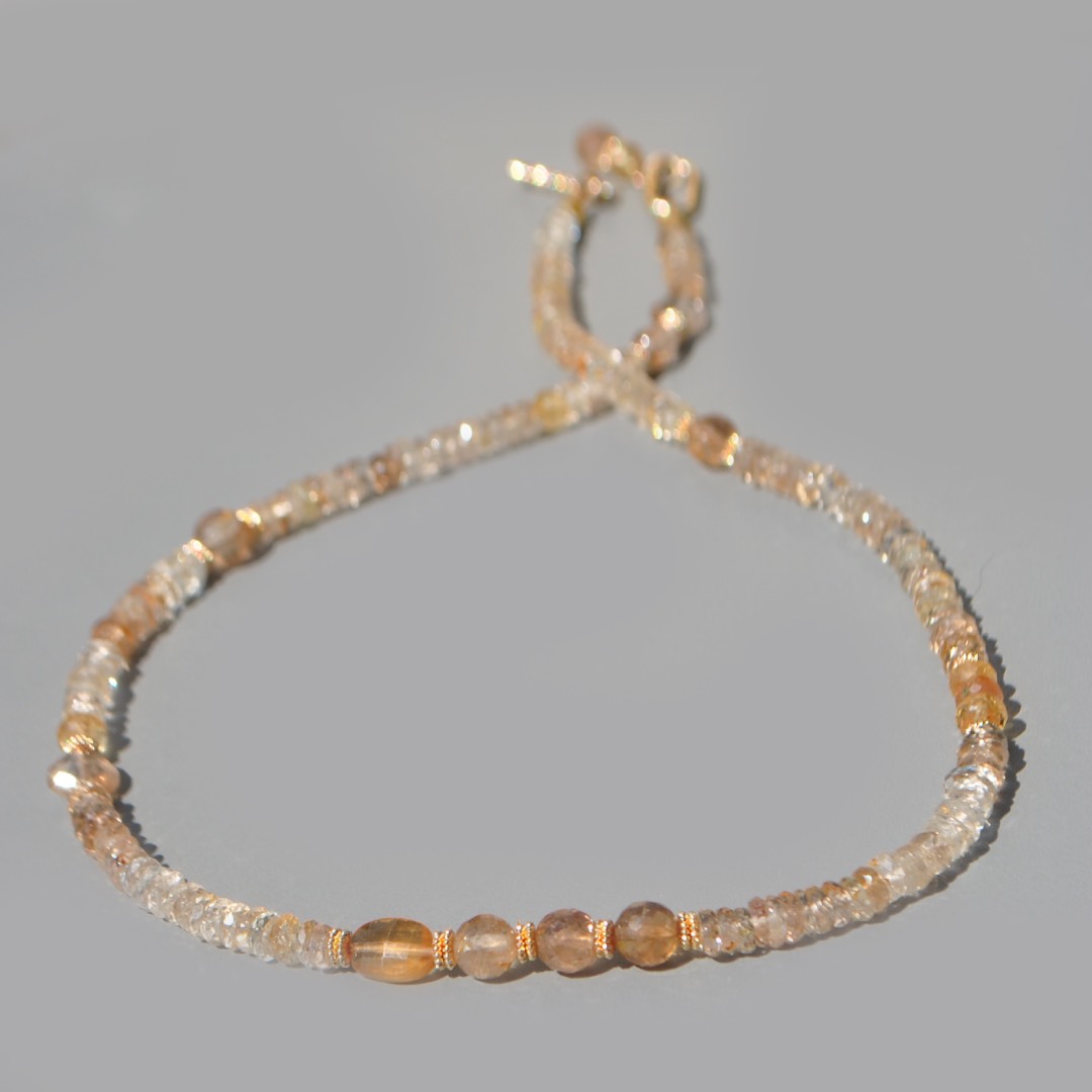 collier topaze brune impériale or-2