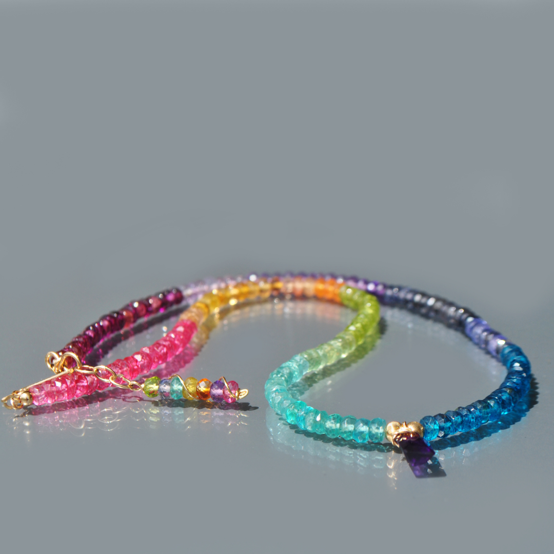 collier multi pierre Améthyste-3