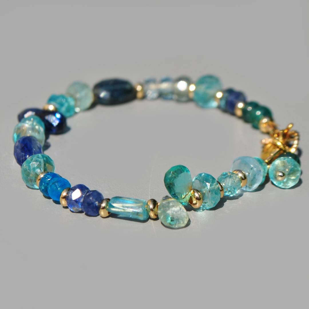 bracelet pierre bleue cyaite apatite aigue marine(2)