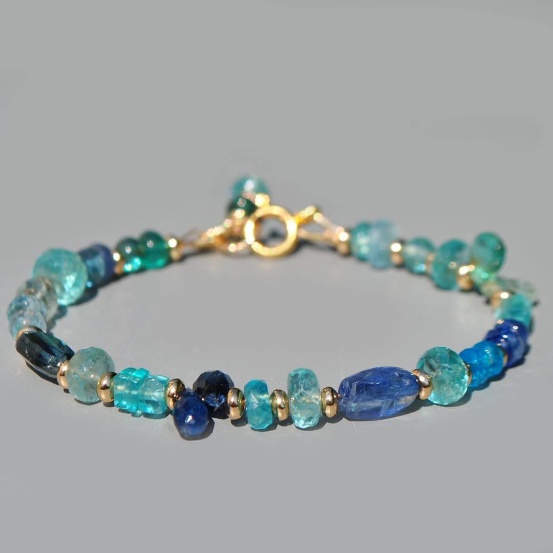 bracelet pierre bleue cyaite apatite aigue marine(1)
