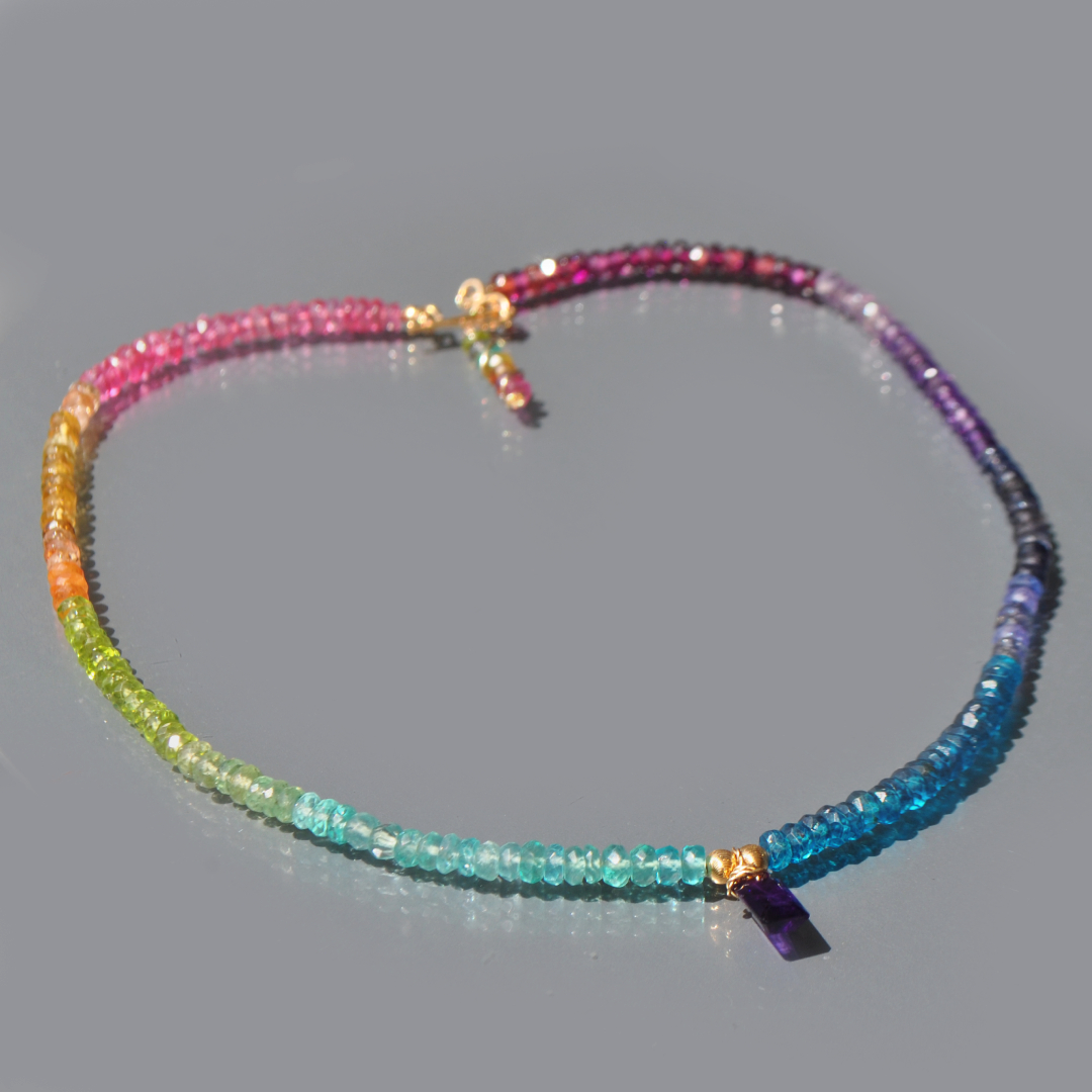 collier multi pierre Améthyste-4