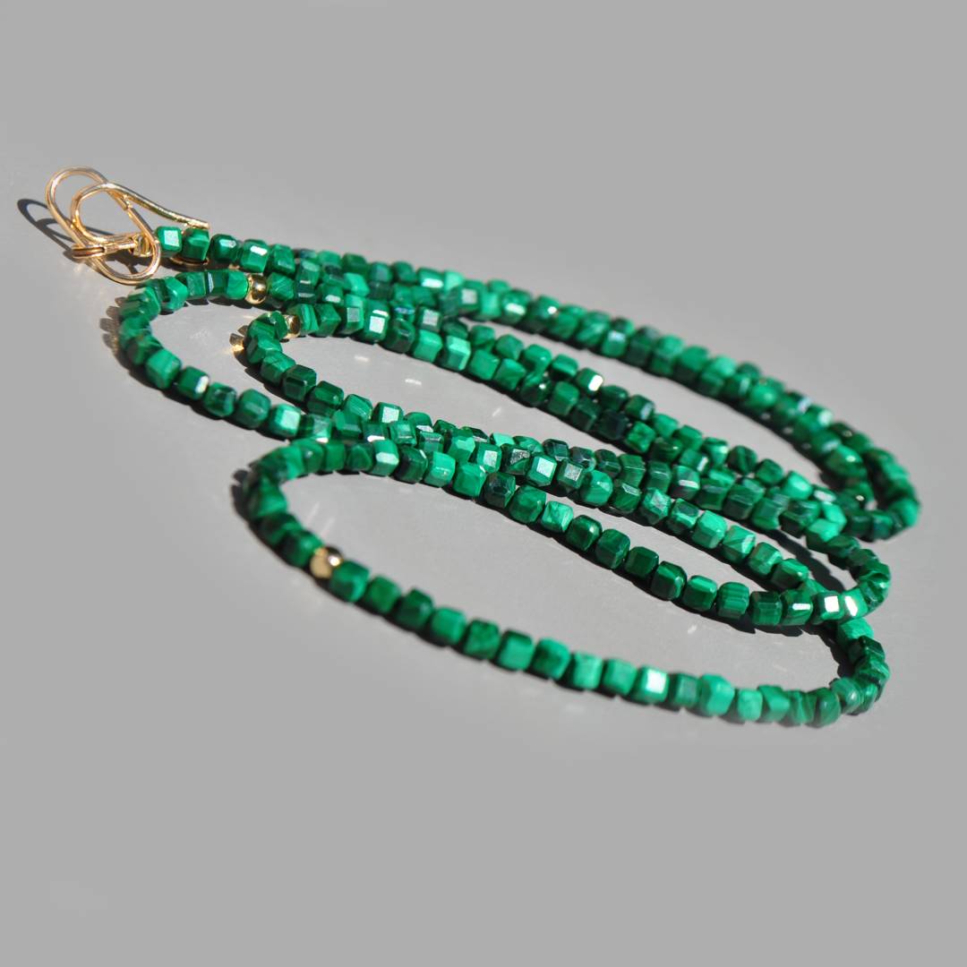 sautoir Malachite or-3