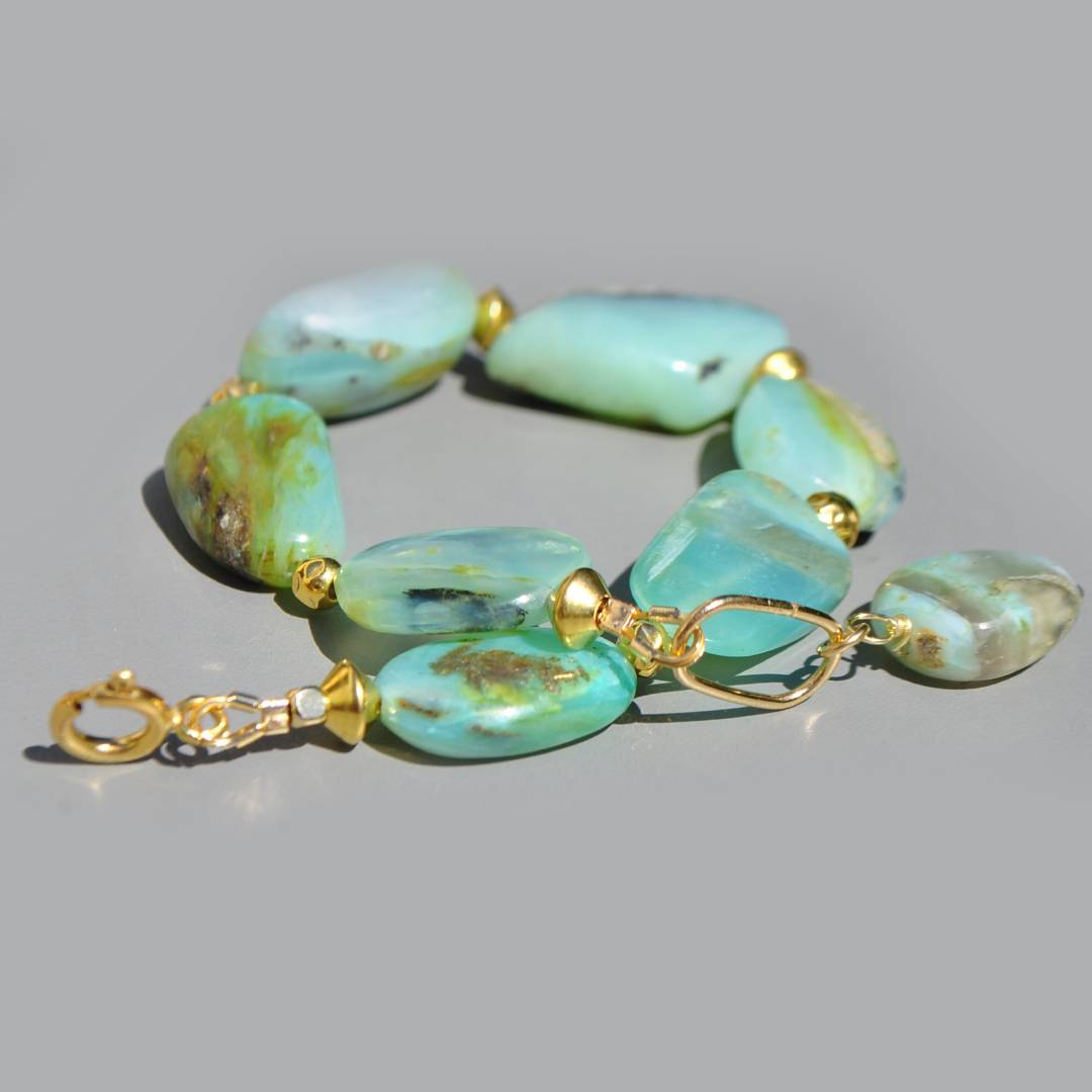 Bracelet Opale du pérou brute-6