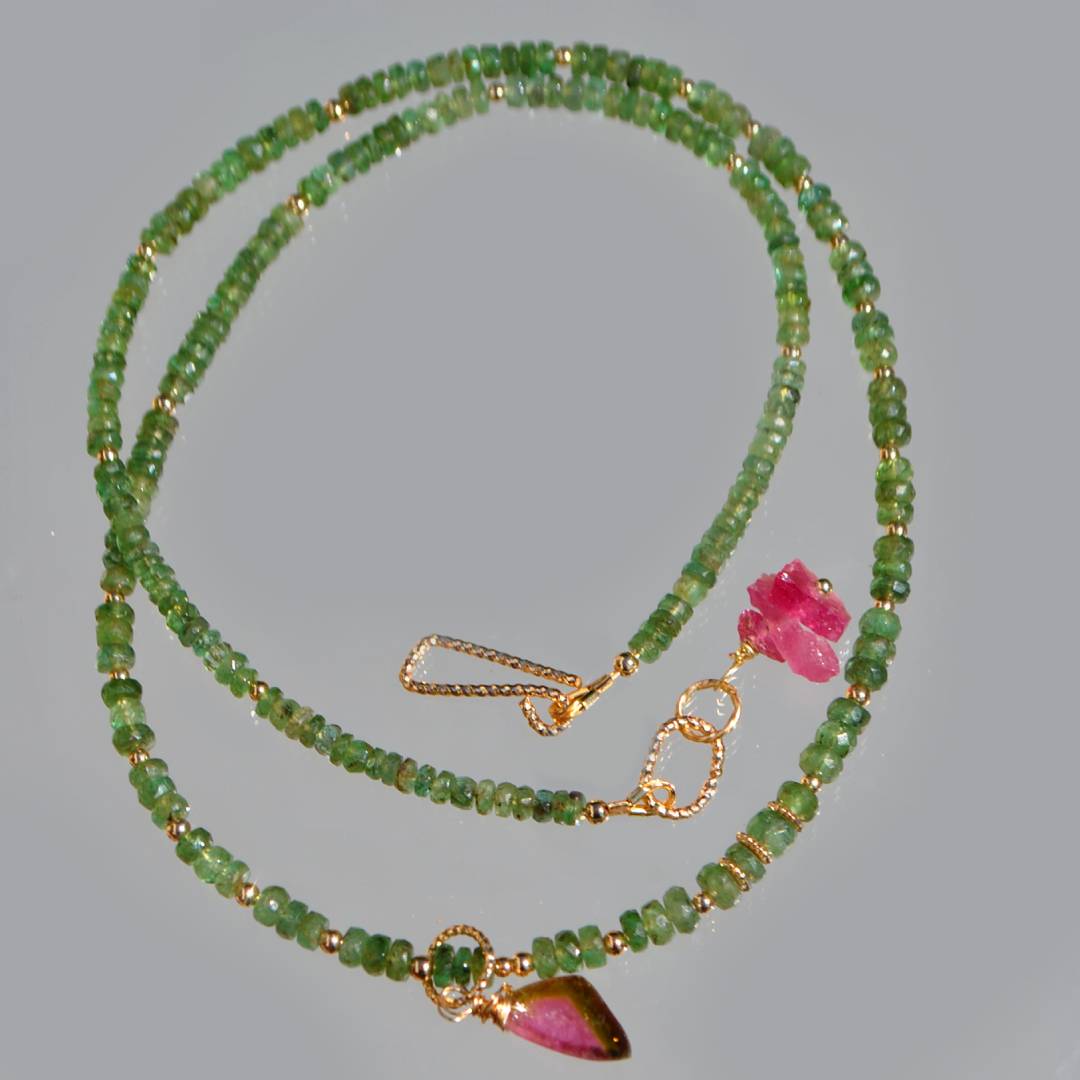 collier emeraude tourmaline pastèque-9