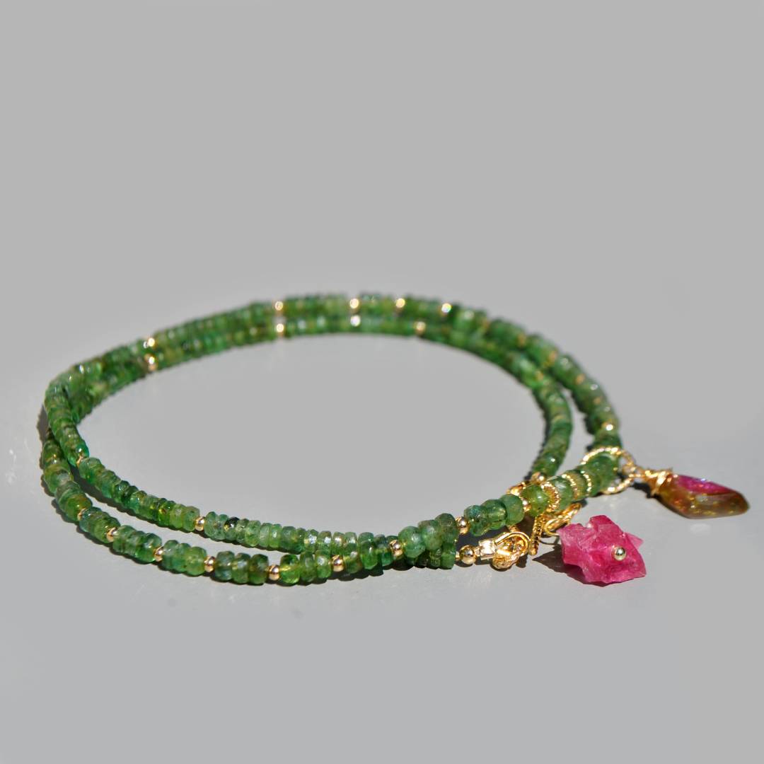 collier emeraude tourmaline pastèque-2