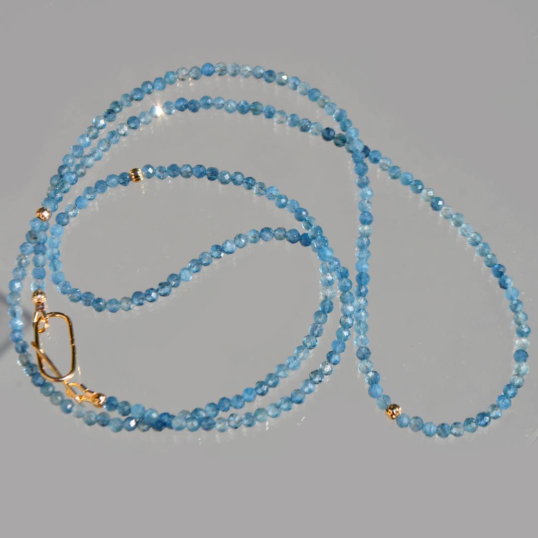 sautoir aigue marine bleue intense or-9