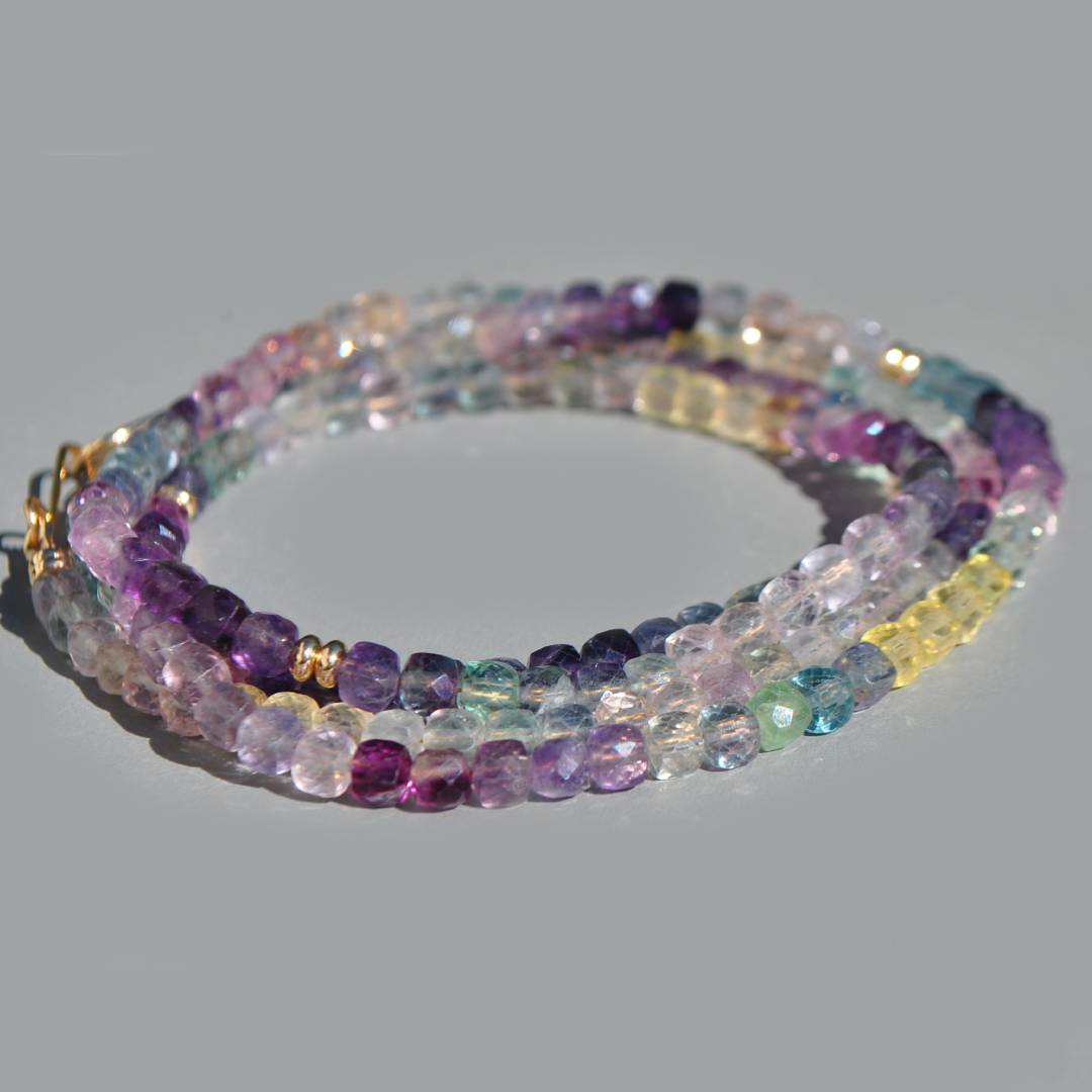 sautoir fluorite multicolore or-1