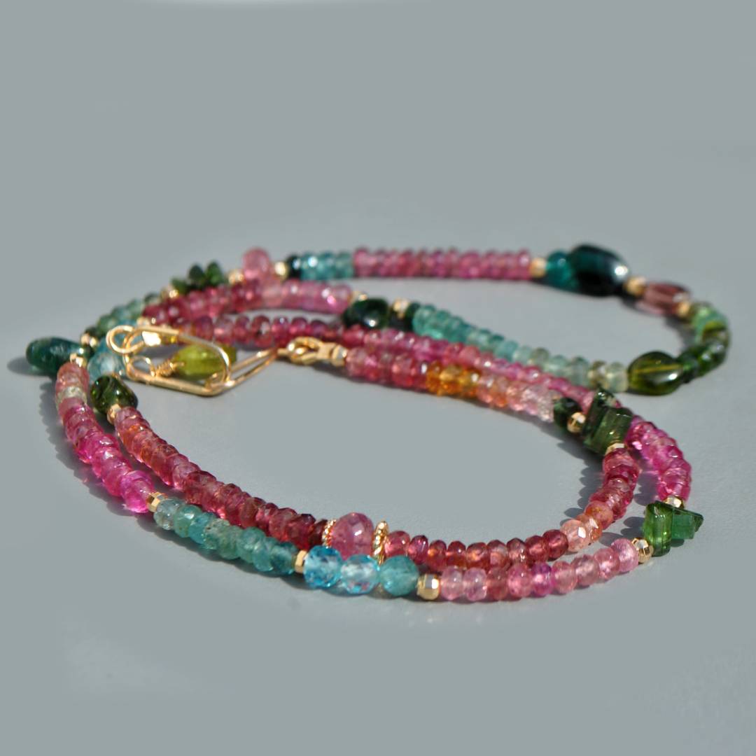 collier multi tourmaline goutte apatite bleue-1