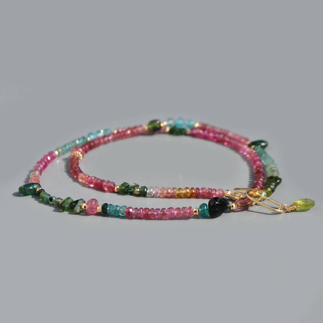 collier multi tourmaline goutte apatite bleue-3