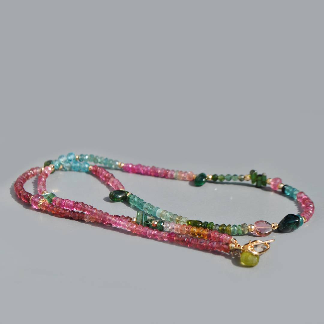 collier multi tourmaline goutte apatite bleue-5