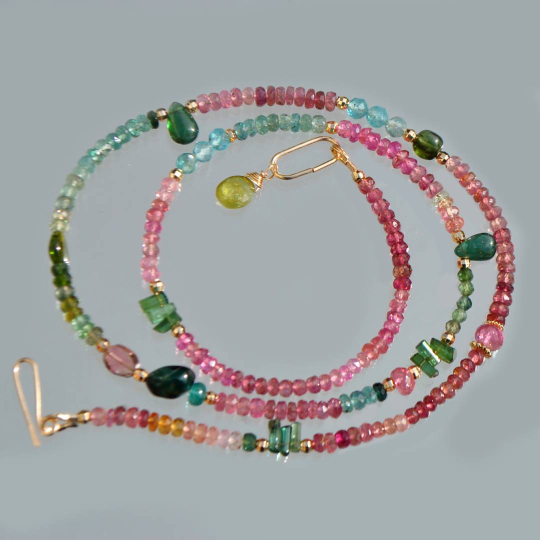 collier multi tourmaline goutte apatite bleue-6
