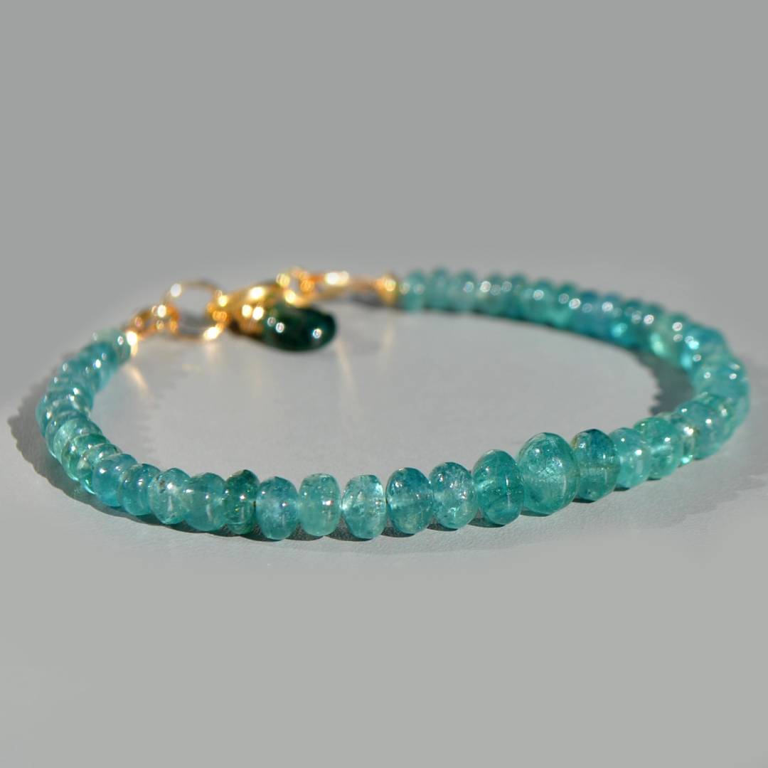 bracelet tourmaline bleue indicolite