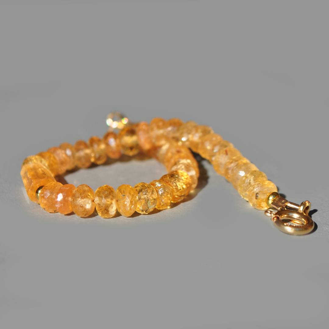 bracelet topaze impériale pierre taillée centre gold filled-4 (1)