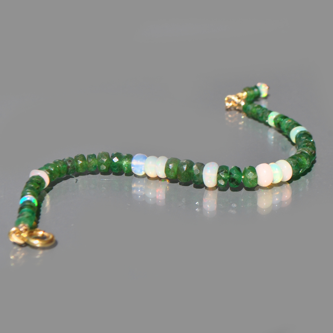 bracelet émeraude opale-6